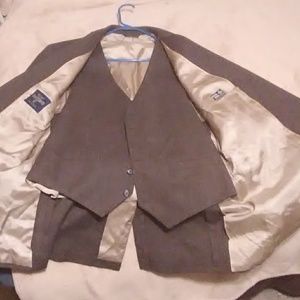 Matching men's sport coat with vest